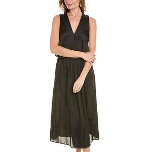 NWT The Kooples Black Surplice Faux Wrap Dress Size FR2/US6